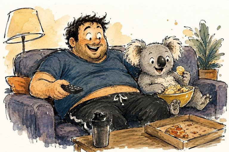 guy with koala